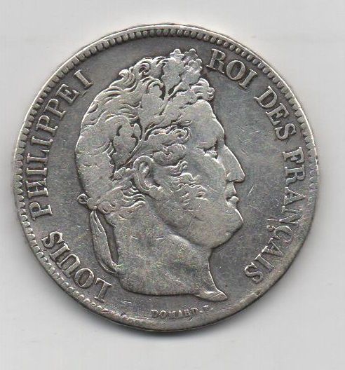 FRANCIA DEL AÑO 1838 DE 5 FRANCOS L. PHILIPPE I